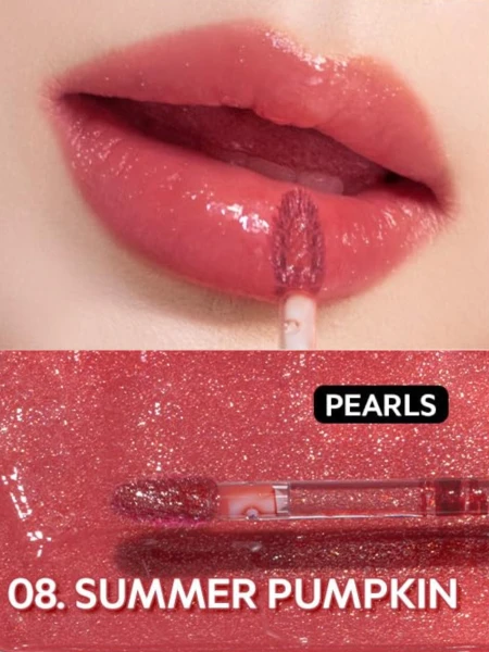 Глянцевый тинт для губ TIRTIR Waterism Glow Tint 08 Summer Pumpkin