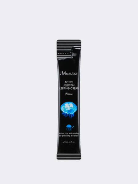 Восстанавливающая ночная маска в саше с экстрактом медузы JMSolution Active Jellyfish Sleeping Cream Prime Восстанавливающая ночная маска в саше с экстрактом медузы JMSolution Active Jellyfish Sleeping Cream Prime