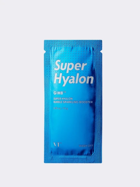 Пузырьковая увлажняющая маска-пенка VT Cosmetics Super Hyalon Bubble Sparkling Booster Пузырьковая увлажняющая маска-пенка VT Cosmetics Super Hyalon Bubble Sparkling Booster
