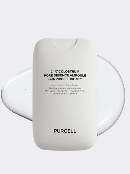 Многофункциональная ампула-спрей с пробиотиками PURCELL 24/7 Colostrum Pore Defence Ampoule