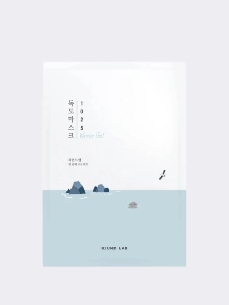 Глубокоувлажняющая тканевая маска с морской водой Round Lab 1025 Dokdo Hydrating Water Gel Mask Sheet Глубокоувлажняющая тканевая маска с морской водой Round Lab 1025 Dokdo Hydrating Water Gel Mask Sheet