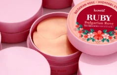 Гидрогелевые патчи для глаз с рубиновой пыльцой и болгарской розой Koelf Bulgarian Rose Hydrogel Eye Patch