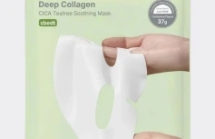 Успокаивающая гидрогелевая маска с экстрактом центеллы Sungboon Editor Deep Collagen Cica Teatree Soothing Mask