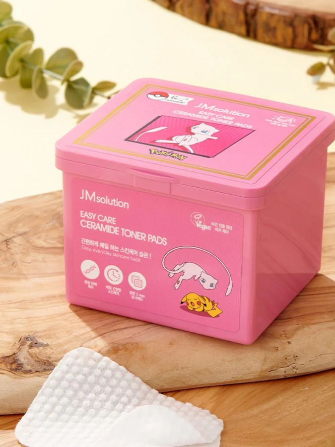 Восстанавливающие тонер-пэды с керамидами JMSolution Toner Pad Easy Care Ceramide