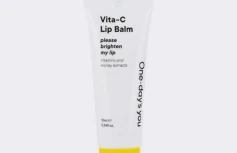 Питательный витаминный бальзам для губ с экстрактом мёда One-Day's You Vita-C Lip Balm