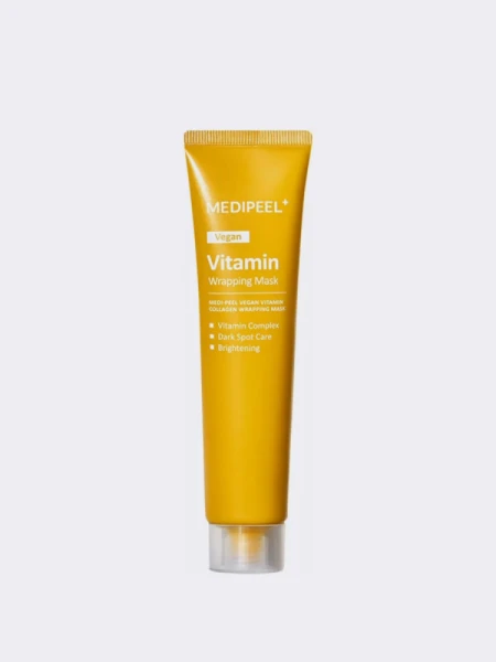 Осветляющая маска-плёнка с комплексом витаминов MEDI-PEEL Vegan Vitamin Collagen Wrapping Mask Осветляющая маска-плёнка с комплексом витаминов MEDI-PEEL Vegan Vitamin Collagen Wrapping Mask