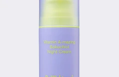 Ночной регенерирующий крем с бакучиолом и ретиналем By Wishtrend Vitamin A-mazing Bakuchiol Night Cream