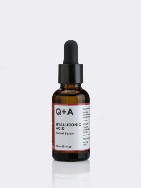 Увлажняющая сыворотка для лица с гиалуроновой кислотой Q+A Hyaluronic Acid Facial Serum Увлажняющая сыворотка для лица с гиалуроновой кислотой Q+A Hyaluronic Acid Facial Serum