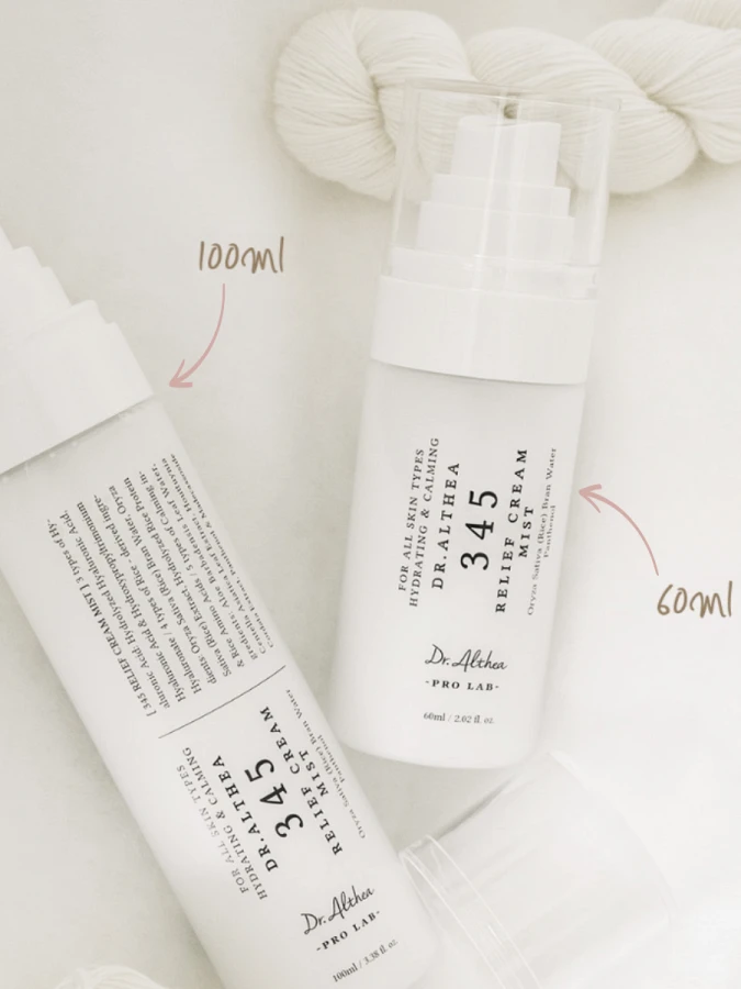 Двухфазный кремовый спрей для лица с экстрактом риса Dr.Althea 345 Relief Cream Mist