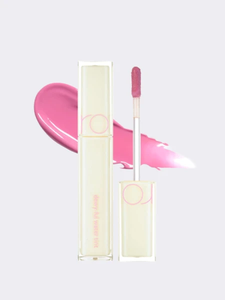 Лёгкий глянцевый тинт в сиреневом оттенке rom&nd DEWY·FUL Water Tint 11 Lilac Cream