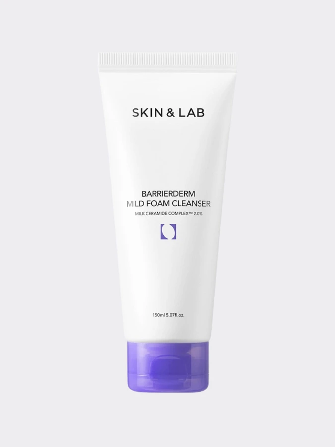 Деликатная пенка для умывания с керамидами SKIN&LAB Barrierderm Mild Foam Cleanser