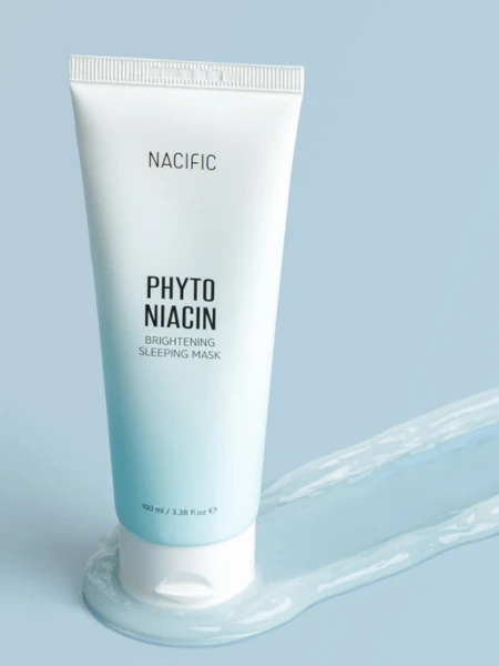 Осветляющая ночная маска для лица с ниацинамидом Nacific Phyto Niacin Brightening Sleeping Mask Осветляющая ночная маска для лица с ниацинамидом Nacific Phyto Niacin Brightening Sleeping Mask