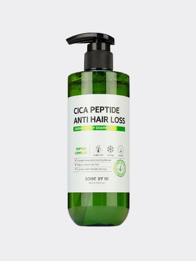 Укрепляющий шампунь против выпадения волос Some By Mi Cica Peptide Anti Hair Loss Shampoo