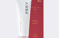 Обновлённый оттеночный бальзам для губ FEEV Hyper-Fit Color Balm Rosy Cozy
