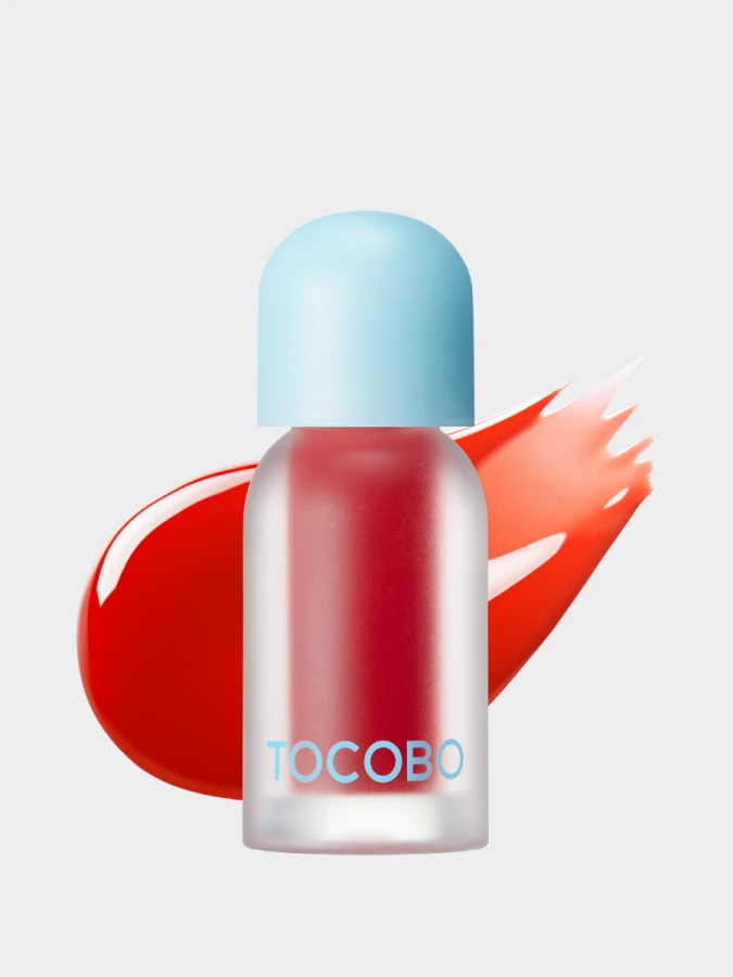 Оттеночное масло-плампер для губ TOCOBO Juicy Berry Plumping Lip Oil 01 Chill Red