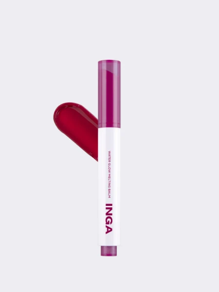 Тающий оттеночный бальзам для губ INGA Water Glow Melting Balm Grape Juice
