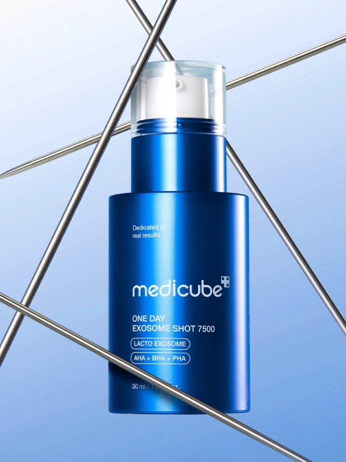 Интенсивная выравнивающая сыворотка со спикулами и экзосомами Medicube One Day Exosome Shot Pore Serum 7500