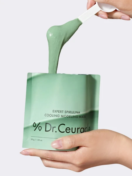 Охлаждающая альгинатная маска для лица со спирулиной Dr.Ceuracle Expert Spirulina Firming Modeling Pack Охлаждающая альгинатная маска для лица со спирулиной Dr.Ceuracle Expert Spirulina Firming Modeling Pack