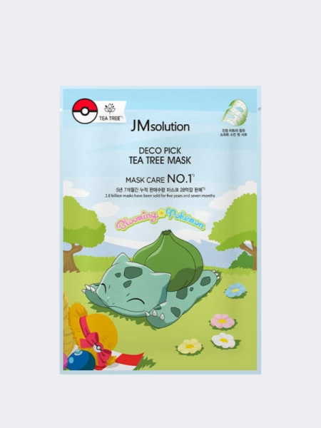 Противовоспалительная тканевая маска с экстрактом чайного дерева JMSolution Deco Pick Tea Tree Mask Противовоспалительная тканевая маска с экстрактом чайного дерева JMSolution Deco Pick Tea Tree Mask
