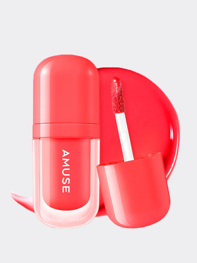 Глянцевый тинт-плампер для губ AMUSE Bebe Tint 04 Apple Like