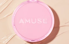 Тональный кушон с сияющим финишем AMUSE Dew Power Vegan Cushion SPF 50+ PA++++ 1.5 Natural