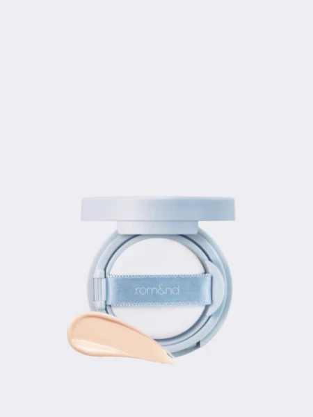 МИНИ Тональный кушон с влажным финишем в светлом оттенке rom&nd Bare Water Cushion 01 Porcelain 17 SPF38 PA++++ МИНИ Тональный кушон с влажным финишем в светлом оттенке rom&nd Bare Water Cushion 01 Porcelain 17 SPF38 PA++++