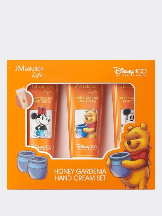 Подарочный набор кремов для рук с ароматом мёда и гардении JMSolution Life Honey Gardenia Hand Cream Set Disney