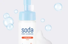 Пузырьковая пенка-щеточка для умывания с содой Holika Holika Soda Tok Tok Clean Pore Bubble Foam