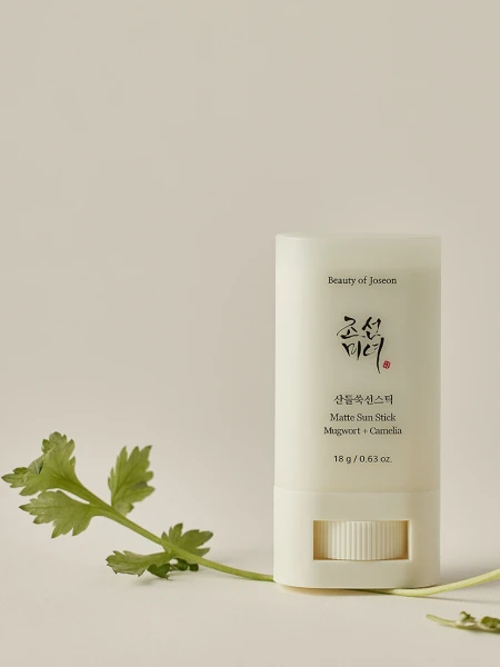 Солнцезащитный стик с экстрактом полыни Beauty of Joseon Matte Sun Stick Mugwort + Camelia SPF 50+ PA++++
