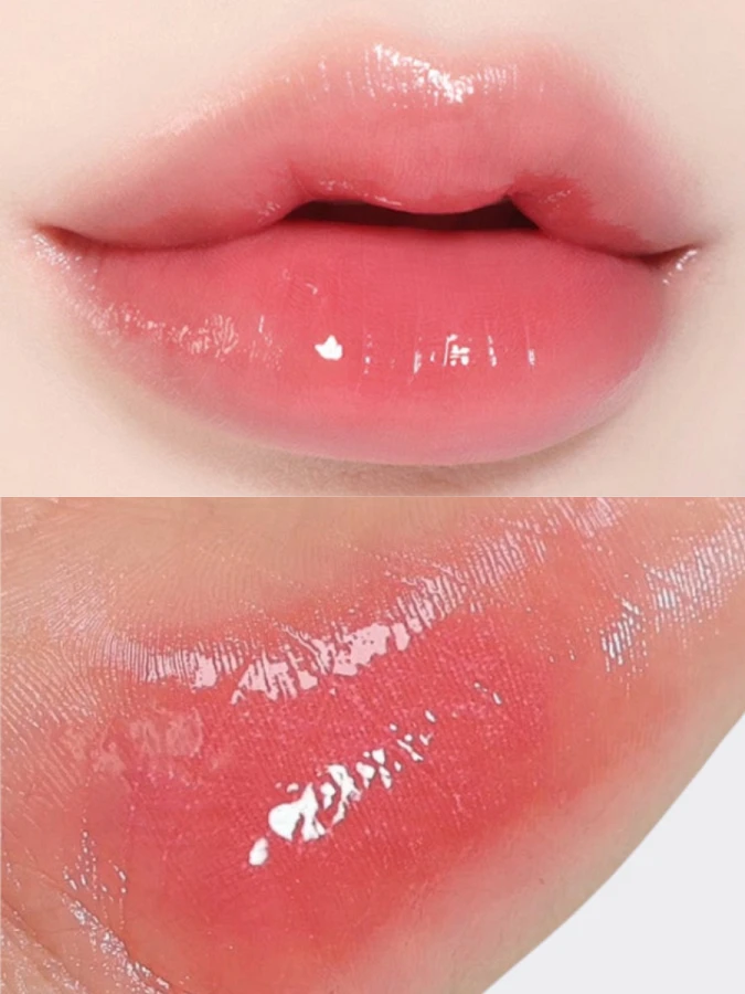 Глянцевый тинт для губ с охлаждающим эффектом AMUSE Bebe Tint 01 Boksoonga Love