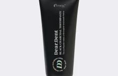 Глубокоочищающая зубная паста с древесным углём Esthetic House Dear.Dent Black Charcoal Toothpaste