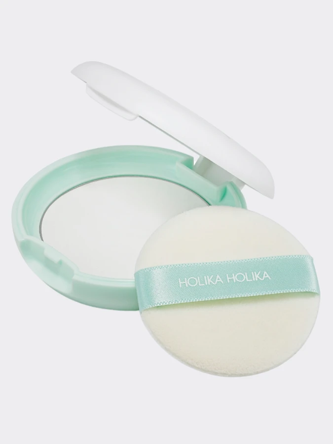 Компактная матирующая прозрачная пудра для лица Holika Holika Puri Pore No Sebum Pact