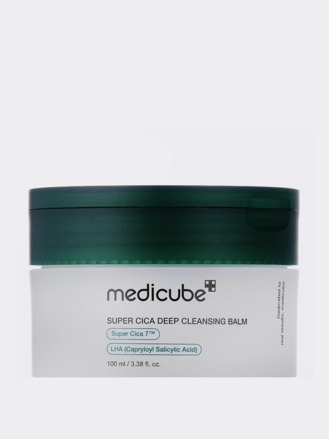 Очищающий гидрофильный бальзам с экстрактом центеллы Medicube Super Cica Deep Cleansing Balm