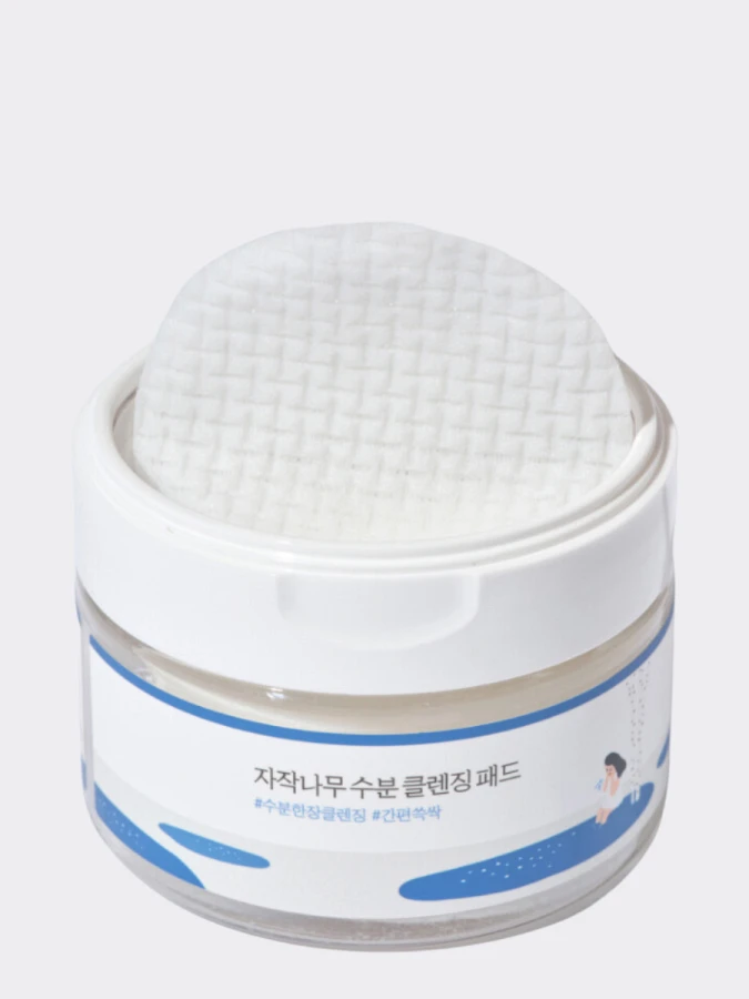 Очищающие пэды для лица с берёзовым соком Round Lab Birch Juice Cleansing Pad