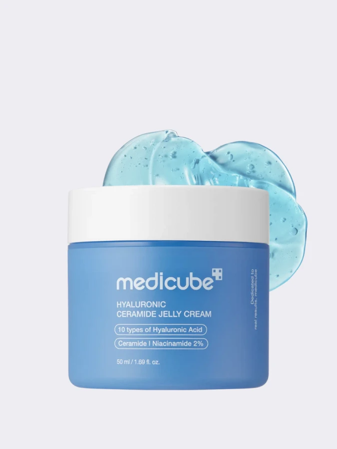 Восстанавливающий крем-желе с керамидами Medicube Hyaluronic Ceramide Jelly Cream