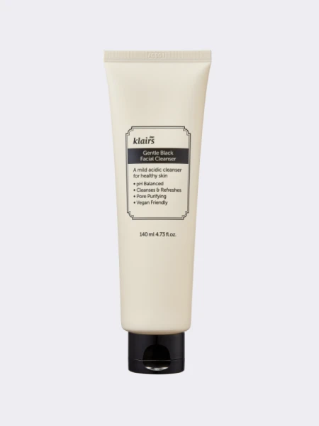 Нежная пенка с кремово-сливочной текстурой Dear, Klairs Gentle Black Facial Cleanser