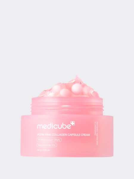 Укрепляющий капсульный крем с ПДРН и коллагеном Medicube PDRN Pink Collagen Capsule Cream
