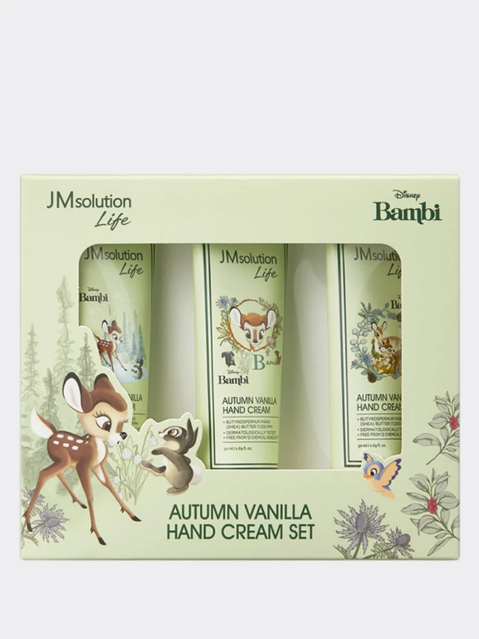 Подарочный набор кремов для рук с ароматом ванили JMSolution Life Disney Autumn Vanilla Hand Cream Set