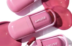 Глянцевый тинт-плампер для губ AMUSE Bebe Tint 08 Grape Bebe
