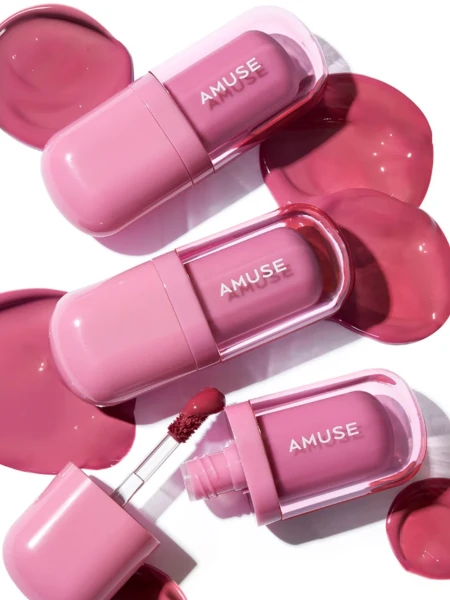 Глянцевый тинт для губ с охлаждающим эффектом AMUSE Bebe Tint 08 Grape Bebe