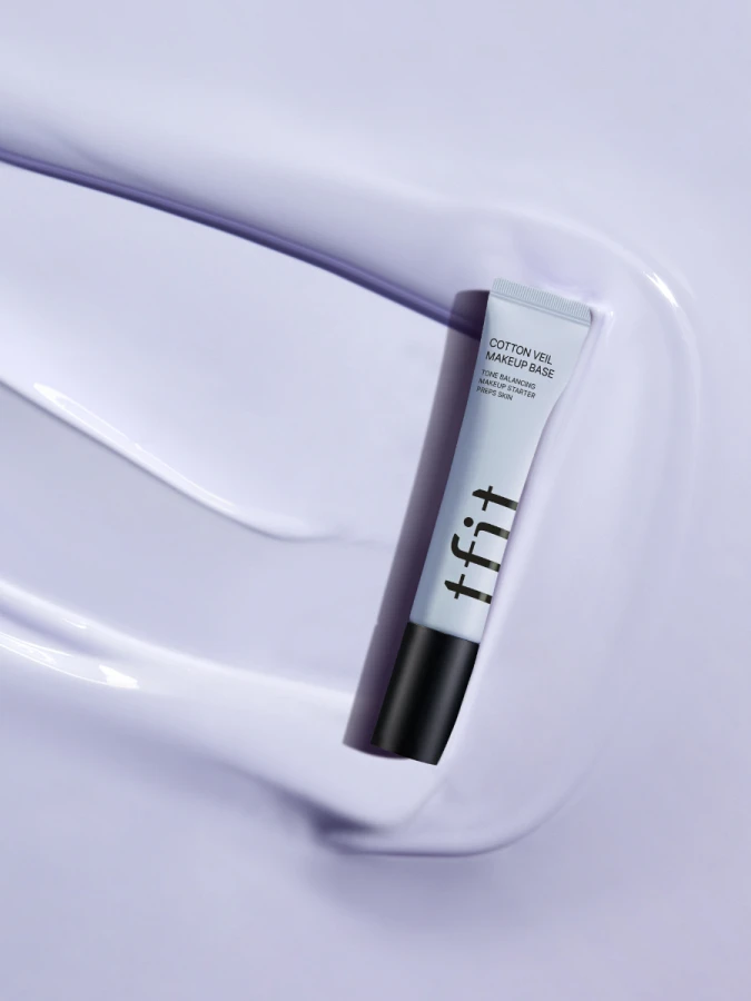 Тонирующая база под макияж TFIT Cotton Veil Makeup Base 02 Lively Purple