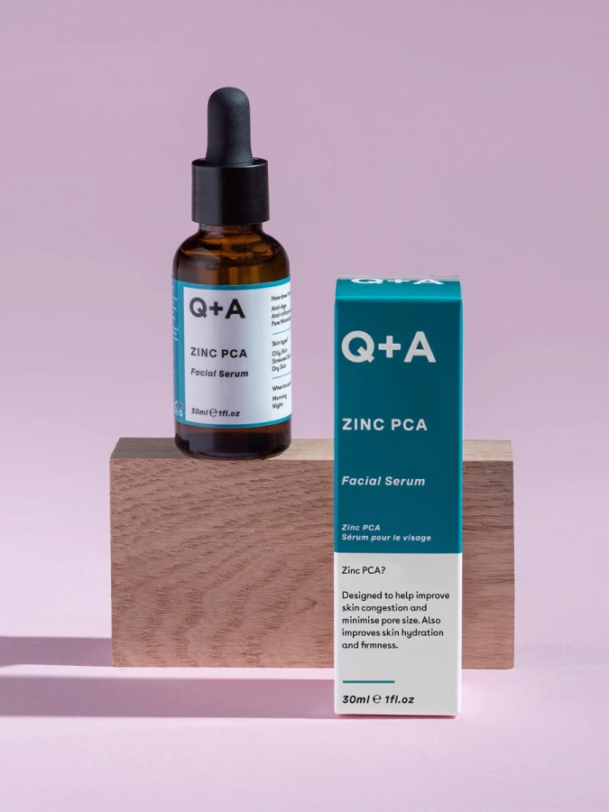 Себорегулирующая сыворотка для лица с цинком Q+A Zinc PCA Facial Serum