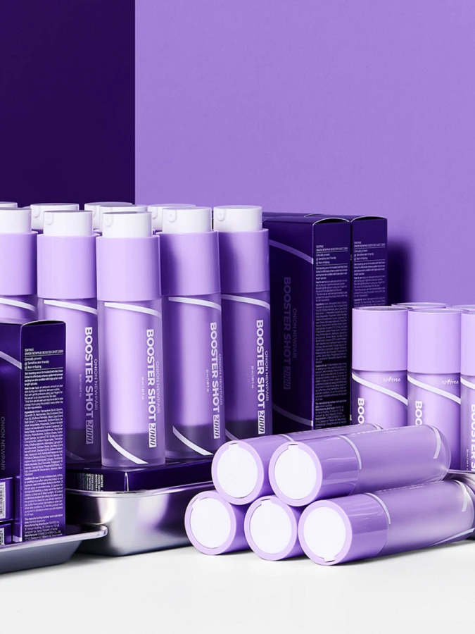 Интенсивная сыворотка-бустер с экстрактом красного лука и спикулами IsNtree Onion Newpair Booster Shot 2000