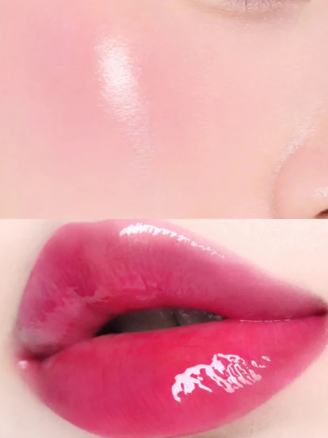 Набор: Оттеночное желе для губ и щёк + брелок fwee Lip&Cheek Glowy Jelly Pot JR02 Sour Gummy Keyring Set