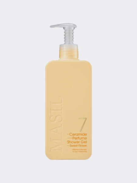 Смягчающий парфюмированный гель для душа с керамидами MAXI Masil 7 Ceramide Shower Gel Sweet Flower Смягчающий парфюмированный гель для душа с керамидами MAXI Masil 7 Ceramide Shower Gel Sweet Flower