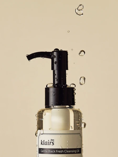 Освежающее гидрофильное масло Dear, Klairs Gentle Black Fresh Cleansing Oil