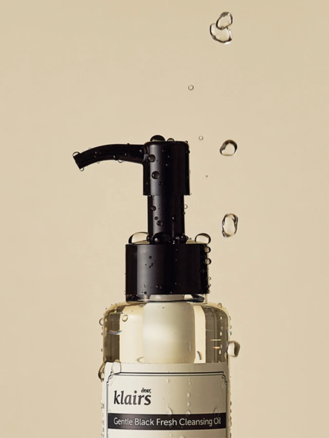 Освежающее гидрофильное масло Dear, Klairs Gentle Black Fresh Cleansing Oil