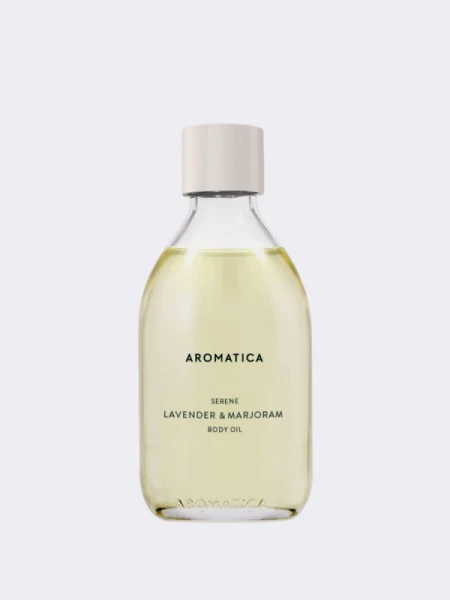 Массажное масло для тела с лавандой и майораном Aromatica Serene Body Oil Lavender & Marjoram Массажное масло для тела с лавандой и майораном Aromatica Serene Body Oil Lavender & Marjoram