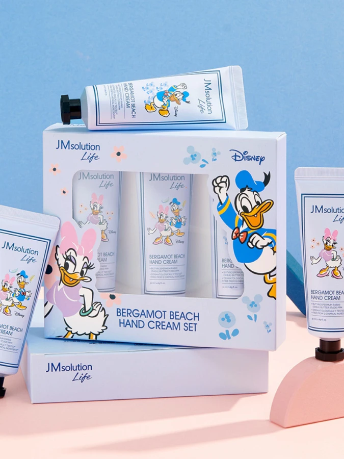 Подарочный набор кремов для рук с ароматом бергамота JMSolution Life Disney Bergamot Beach Hand Cream Set