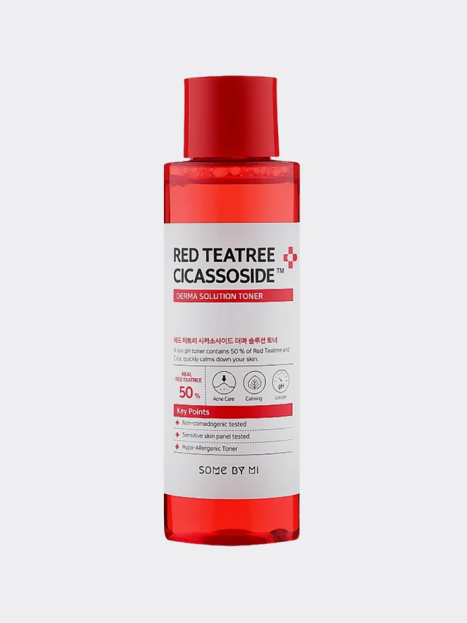 Тонер с экстрактом красного чайного дерева Some By Mi Red Tea tree Cicassoside Derma Solution Toner